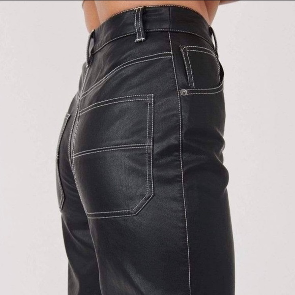 The It Factor vegan leather pants by We The Free from Free People in size 14 - Picture 3 of 15